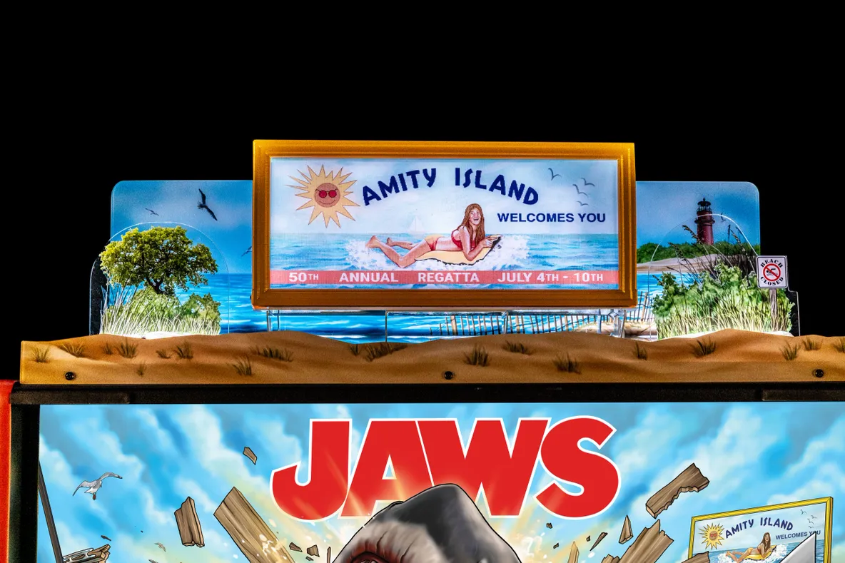 Jaws Pinball Topper
