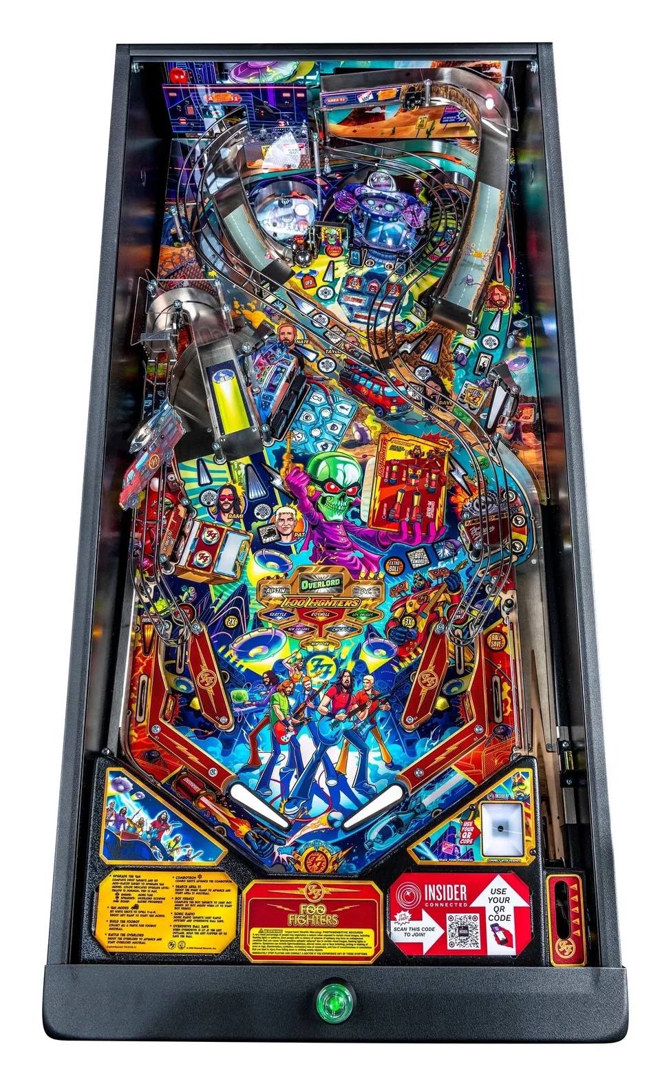 Foo Fighters Pro Pinball Machine by Stern Pinball (Pre-Order) - Image 2