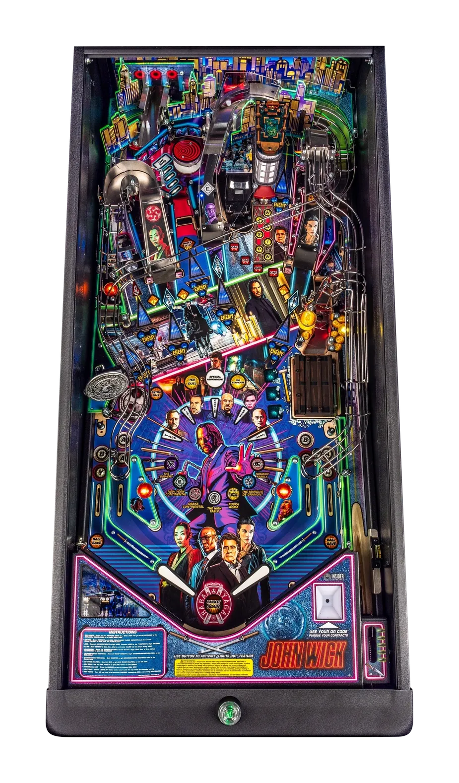 John Wick Premium Pinball Machine by Stern Pinball - IN STOCK - Image 2