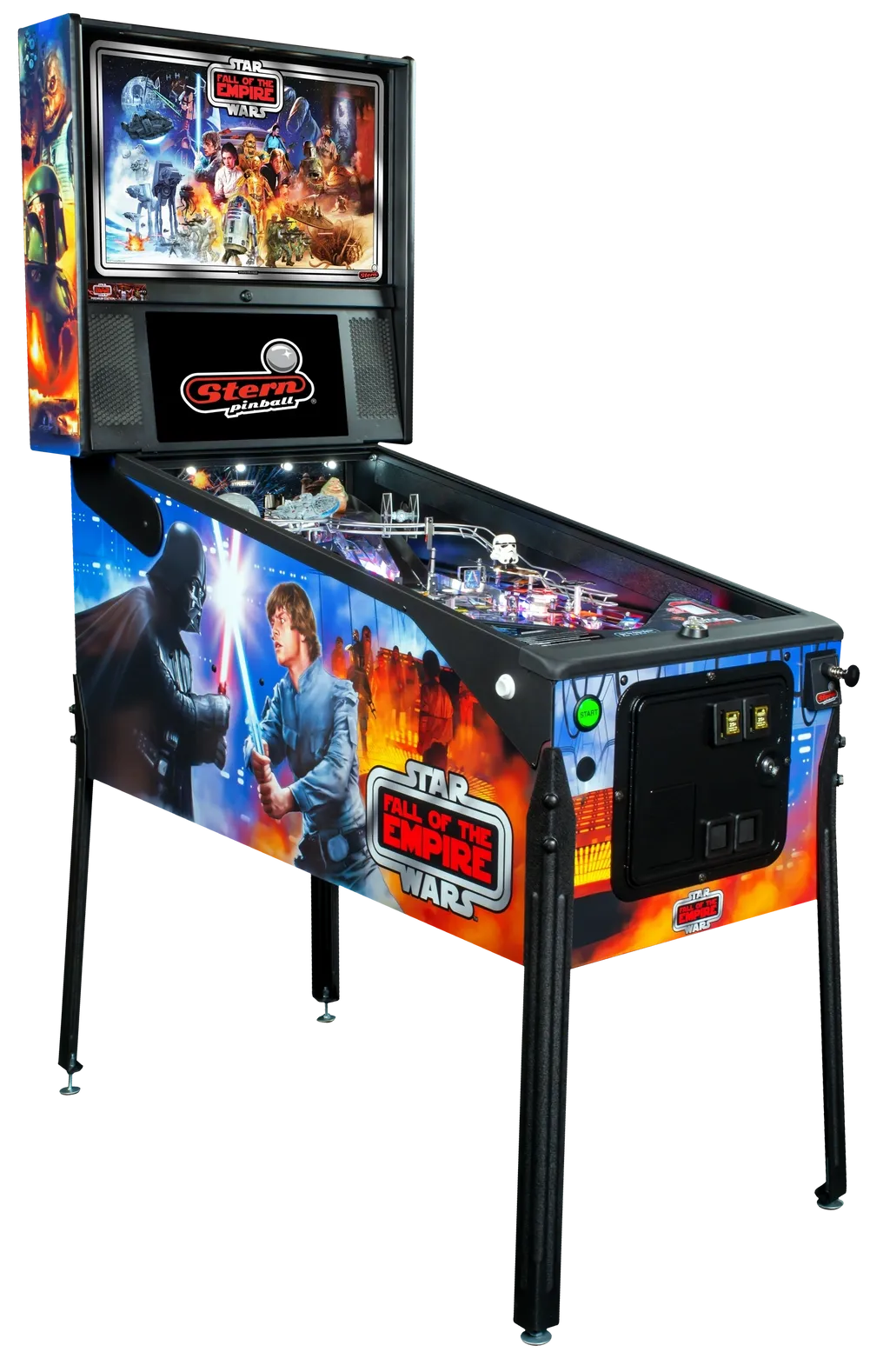 Star Wars: Fall of the Empire Premium Pinball Machine by Stern Pinball