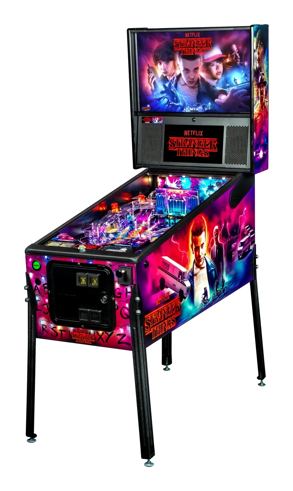 Stranger Things Pro Model Pinball Machine by Stern