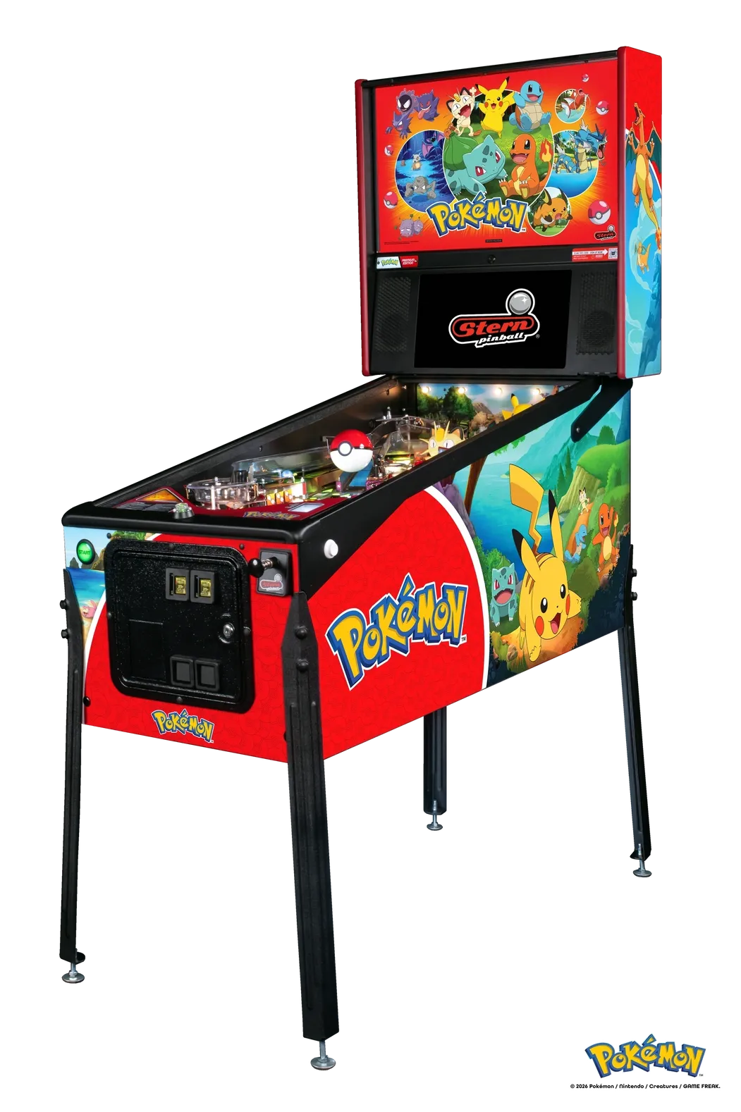 Pokémon Premium Pinball Machine by Stern Pinball